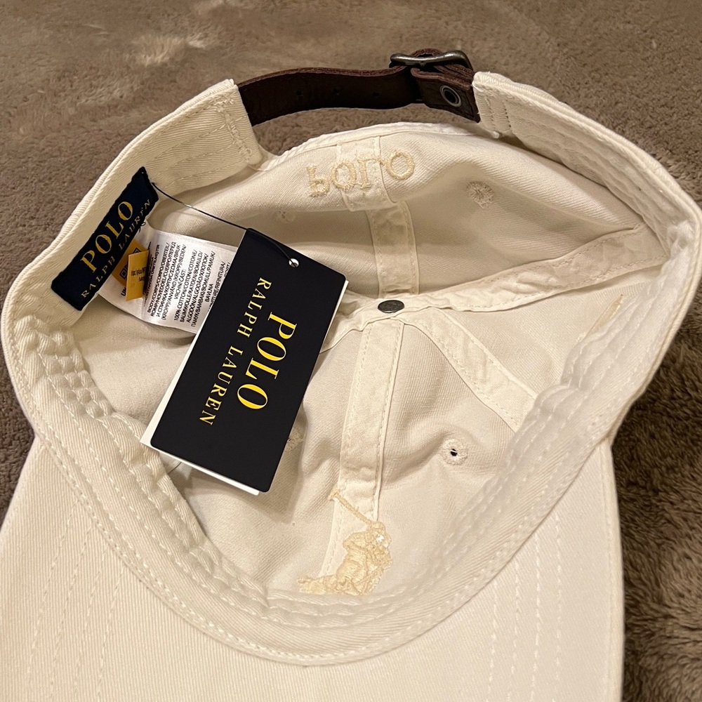 New Mens POLO RALPH LAUREN Large Pony adjustable hat. - Picture 4 of 4